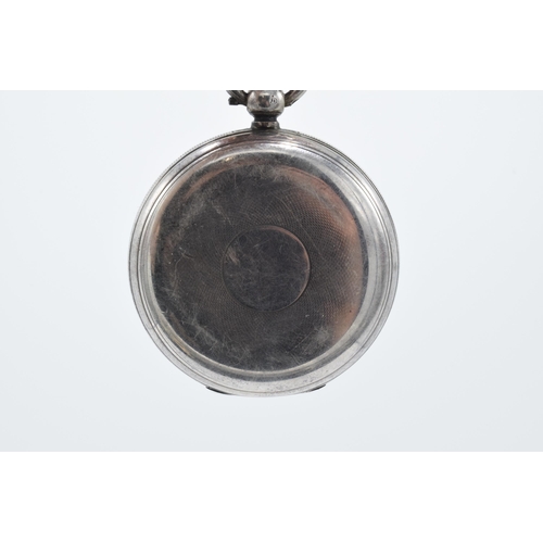 393 - A hallmarked silver cased key-wind pocket watch 'J W Benson of London'. London 1901. Untested.