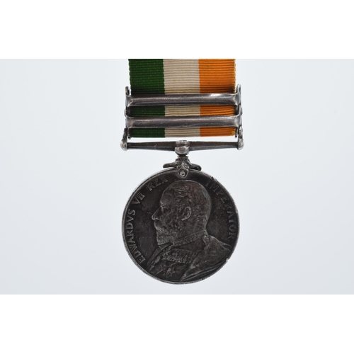 238A - Edward VII South Africa medal with 2 bars, Pte T Millin, Lanc Fusiliers.