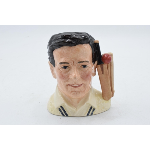 101 - Small Royal Doulton character jug Denis Compton D7076. In good condition with no obvious damage or r... 