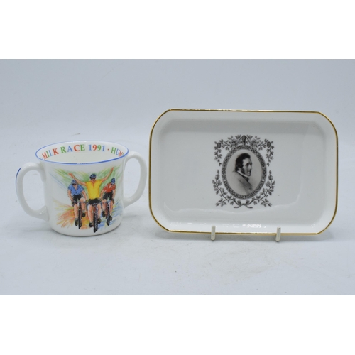 105 - Royal Doulton 'Sir Henry Doulton 1897-1997' tray signed by Michael Doulton together with Matthey's M... 