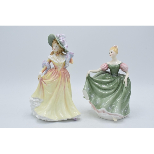 118 - A pair of Royal Doulton lady figures to include Katie HN3360 and Michele HN2234 (2).