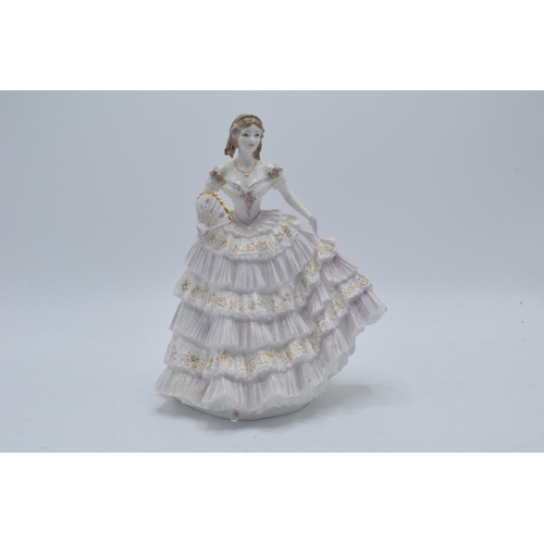 139 - Royal Worcester figurine Belle of the Ball CW128 limited edition. 22cm tall.