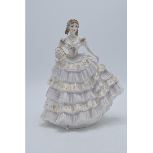 139 - Royal Worcester figurine Belle of the Ball CW128 limited edition. 22cm tall.