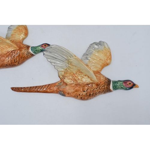 152 - A trio of Beswick pheasant wall plaques to include 661-1, 661-2 and 661-3 (3) (some damages).