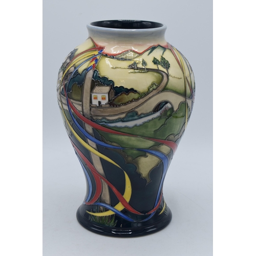 199 - Moorcroft large vase in the 'Kettlewell' design 2014, 13/25, by Vicky Lovatt, first quality. 24cm ta... 