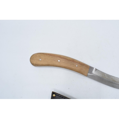 266 - A parachute release knife with original leather scabbard, circa 1960s, made by A Wright & Sons Sheff... 