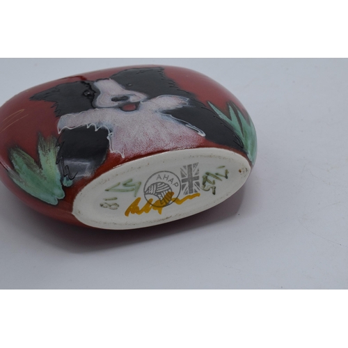 53 - Anita Harris Art Pottery limited edition vase of a Collie: produced in an exclusive edition of 25 fo... 