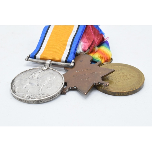 310C - A trio of World War One medals to include 1914 Star DVR A MILNER ASC, silver 1914-1918 Victory Medal... 