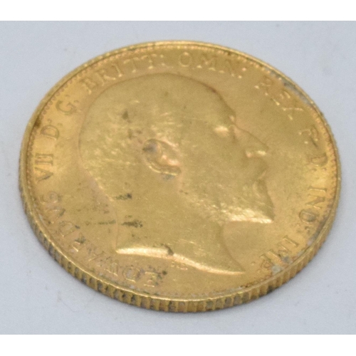 230A - Edward VII 22ct Gold Full Sovereign dated 1910.