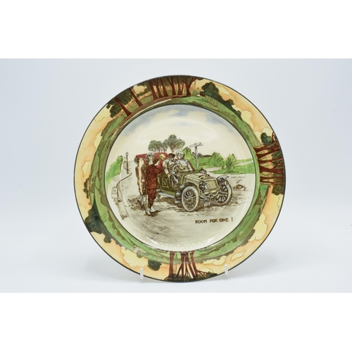 139 - Royal Doulton motoring seriesware 26.5cm diameter plate 'Room For One'.