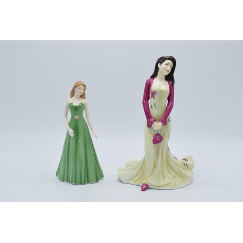 110 - Royal Doulton lady figures Scorpio HN5348 and Loving Thoughts HN5104 (2).