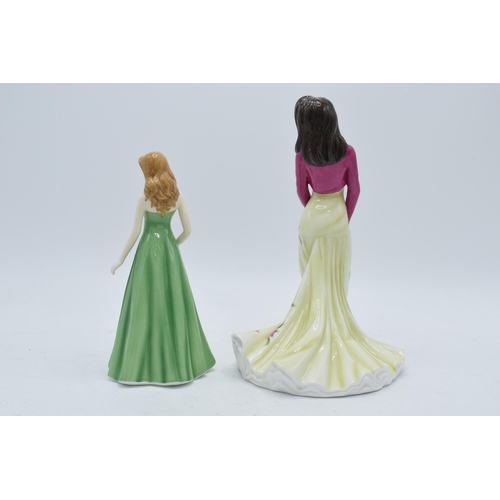 110 - Royal Doulton lady figures Scorpio HN5348 and Loving Thoughts HN5104 (2).