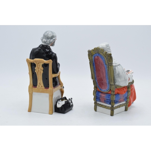 122 - A pair of Royal Doulton character figures to include The Judge HN2443 and The Doctor HN2858 (2) (bot... 