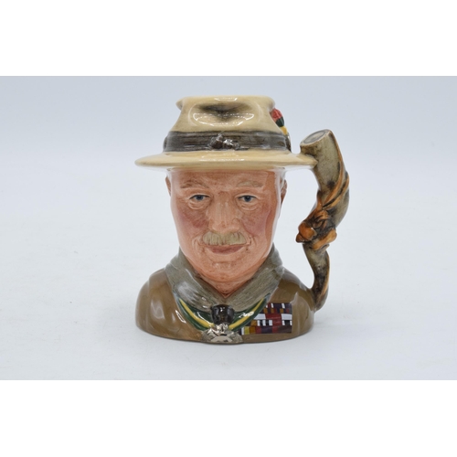 123 - Small Royal Doulton character jug Lord Baden-Powell D7144, limited edition, 177 of 2500.