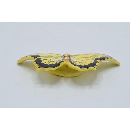 126 - Royal Doulton model of a butterfly, circa 1920s, designed to clip on to a bowl or dish, width 10.5cm