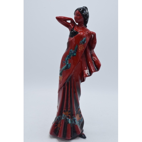 128 - Royal Doulton flambé figure Eastern Grace HN3683, limited edition.