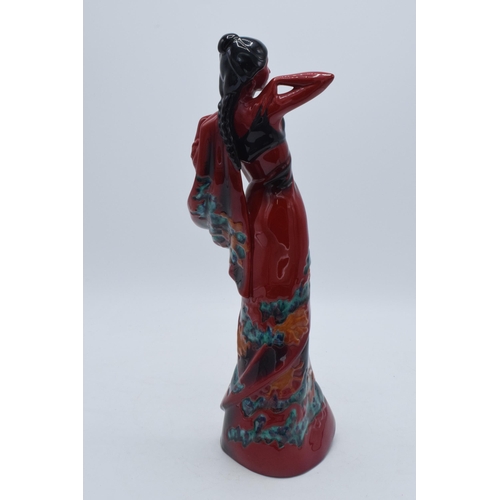 128 - Royal Doulton flambé figure Eastern Grace HN3683, limited edition.