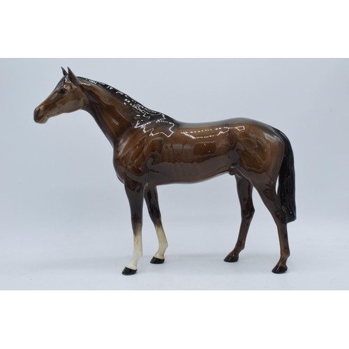 131 - Beswick large racehorse 1564 in brown colourway.