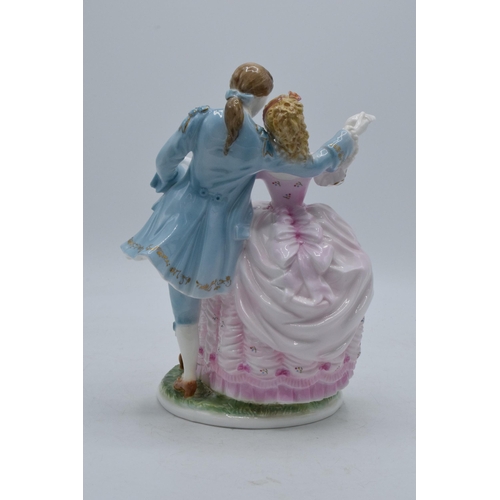 159 - Royal Worcester figure 'The Flirtation', limited edition 1160 of 2450, CW304.