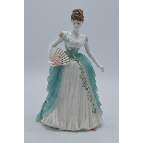 161 - Coalport lady figure Anniversary Waltz limited edition with certificate.