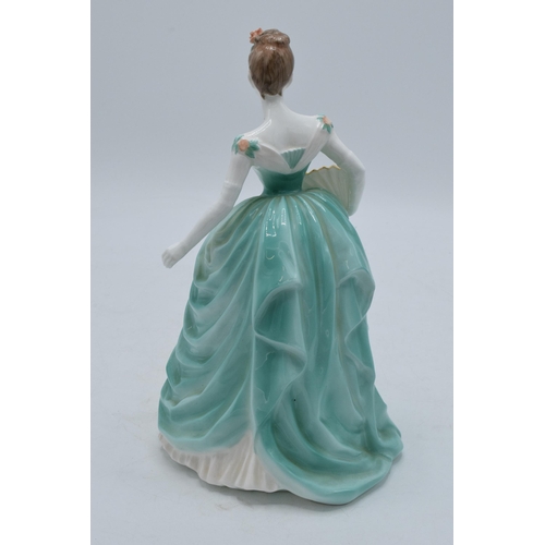 161 - Coalport lady figure Anniversary Waltz limited edition with certificate.