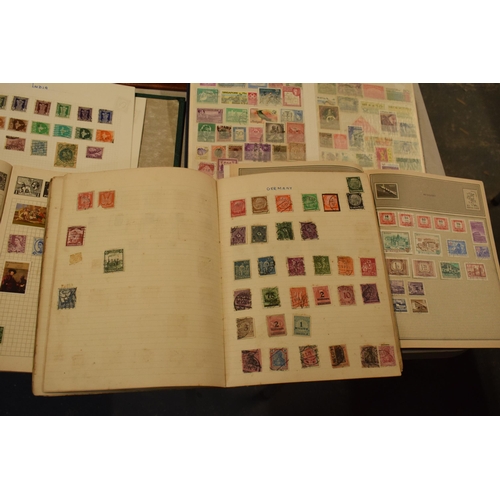 179 - Stamps: a mixed collection of stamp albums to include subjects such as the Commonwealth and a range ... 