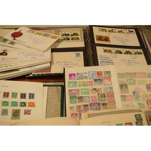 179 - Stamps: a mixed collection of stamp albums to include subjects such as the Commonwealth and a range ... 