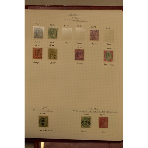 181 - Stamp albums x 2 India 1852 onwards. Mainly mint stamps.