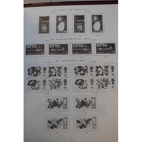 185 - Stanley Gibbons empty stamp albums volumes 1 – 3.  1840 – 1970, 1971 – 1990 & 1991 – onwards.  Toget... 