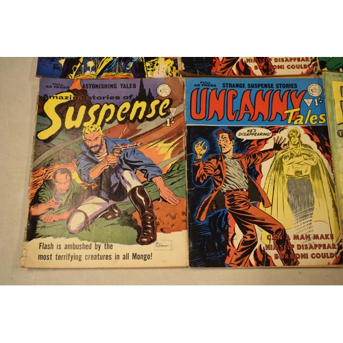 194 - Comics: A collection of comics to include Tales of the Supernatural Weird Planet No.7, Suspense No 9... 