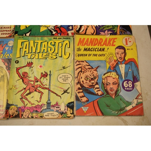 194 - Comics: A collection of comics to include Tales of the Supernatural Weird Planet No.7, Suspense No 9... 