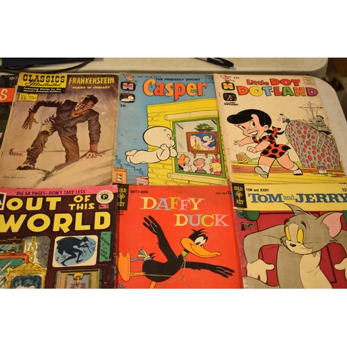 196 - Comics: A collection of comics and similar articles to include A Present from Uncle Mackitie, Walt D... 