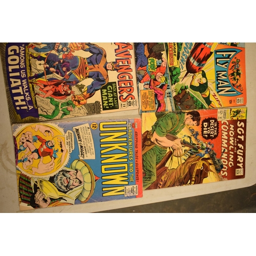 197 - Marvel / DC Comics: A collection of comics to include The Avengers 'Among Us Walks .... A Goliath', ... 