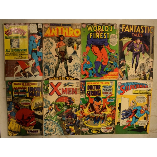 198 - Comics: A collection of comics to include Anthro No.74, Superboy No.146, Tales of Suspense featuring... 