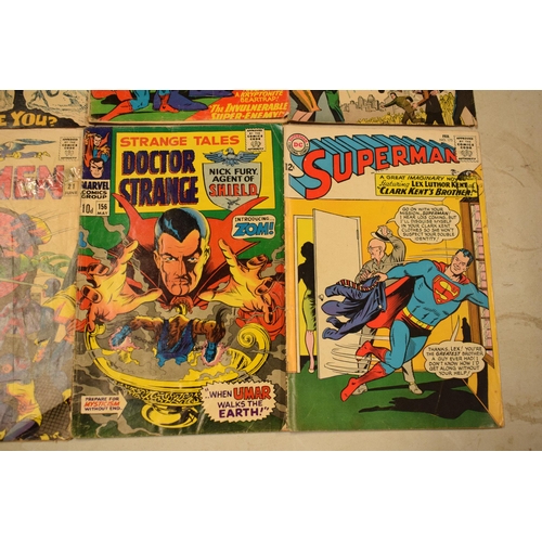 198 - Comics: A collection of comics to include Anthro No.74, Superboy No.146, Tales of Suspense featuring... 