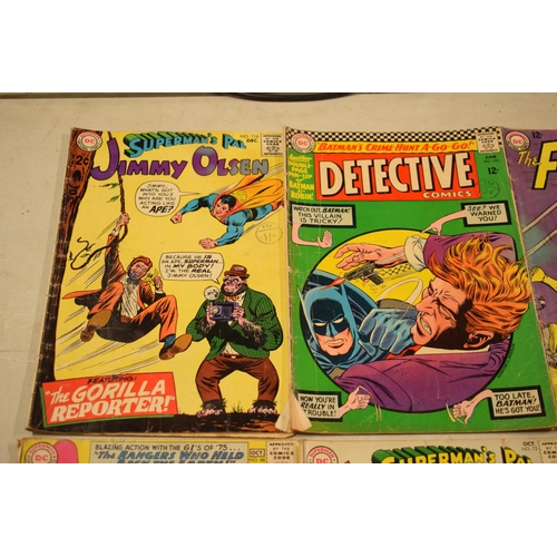 199 - DC / Marvel Comics: A collection of comics to include Detective No.352, The Flash No.143, Action Com... 