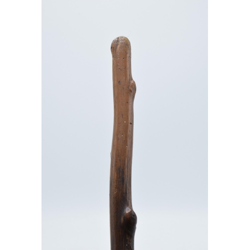 252 - A late 19th century shillelagh / knob stick, 79cm long.