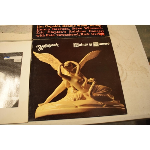 258 - Classic Rock and Pop LPs: to include Whitesnake Saints & Sinners, Robert Plant The Principle of Mome... 