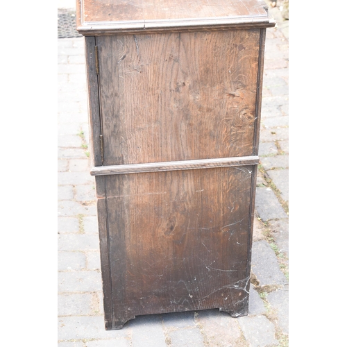 392 - 18th century and later dresser base / cupboard.  48cm deep, 122cm wide and 98cm tall.