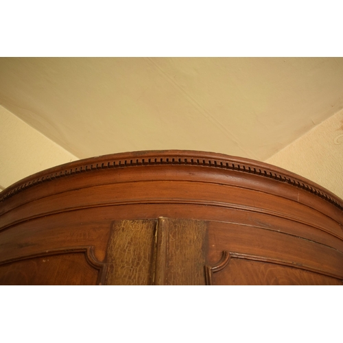 399 - 19th century freestanding double corner cupboard