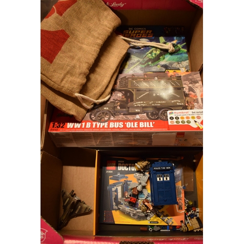 408 - Toys / Models: to include Lego sets (incomplete), Airfix Ole Bill, Star Wars figures etc (Qty).