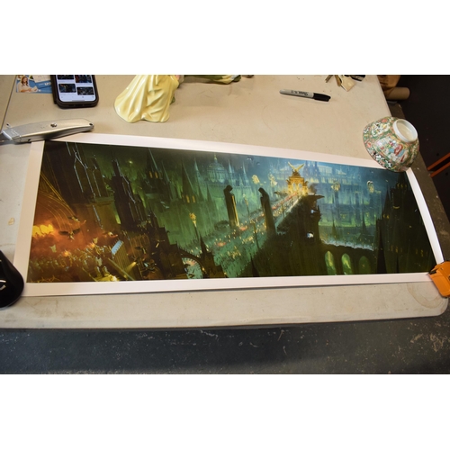 439 - A collection of posters to include limited edition SLA Industries Halloween Jack 60x42cm, Emporer's ... 