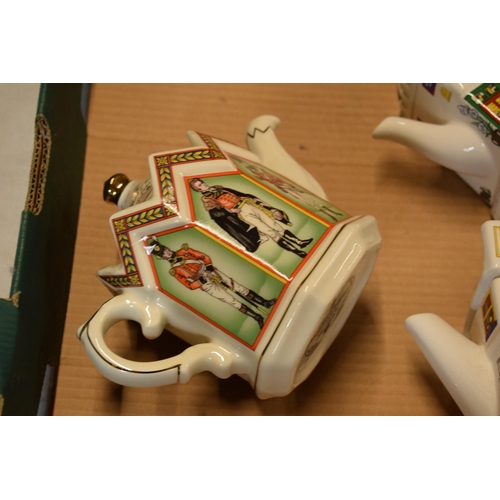 55 - Sadler The Battle of Waterloo teapot together with Wade English Life examples to include Post Office... 