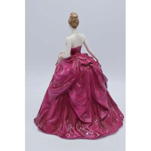 167A - Coalport limited edition lady figure Grand Finale CW673 (minor chipping to flowers).