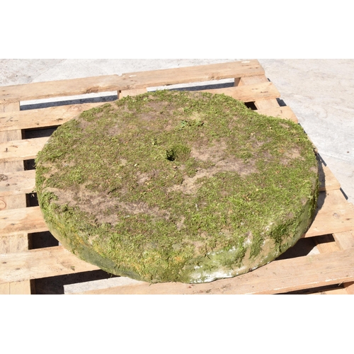 390A - 19th century Scottish Sandstone mill stone / wheel. 79cm diameter.