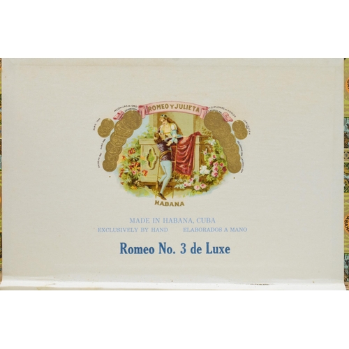 180 - A boxed set of 25 Romeo Y Julieta Habana Romeo No.3 de Luxe cigars in aluminium tubes, Made in Haban... 