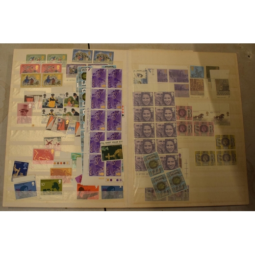 187 - A collection of part stamp albums, loose stamps, postcards and first day covers (Qty).