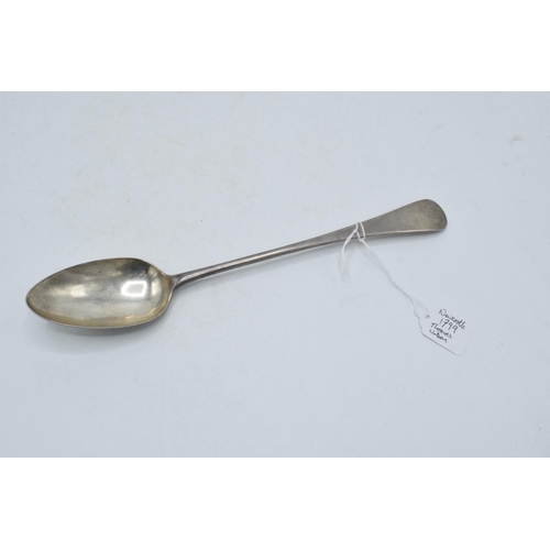 304 - Antique Silver basting spoon, Newcastle 1799, 86.8 grams.