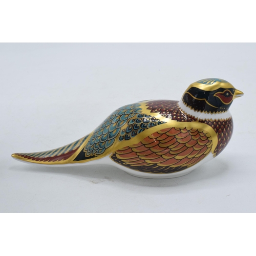 70 - Royal Crown Derby paperweight,  Woodland Pheasant, an exclusive for the Royal Crown Derby Collectors... 