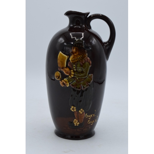 145B - Royal Doulton Kingsware Dewar's Whisky flagon Oyez Oyez.